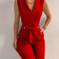 ChicVibe • Casual V-Hals Jumpsuit Voor Dames • Usefullforyou