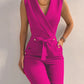 ChicVibe - Casual Jumpsuit med V-ringad