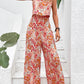 LuxeBloom - Elegant rygglös jumpsuit för kvinnor